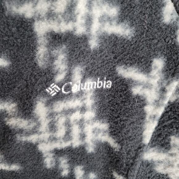 Columbia Women's Gray Hash Pattern Full Zip Fleece, L - Picture 6 of 12